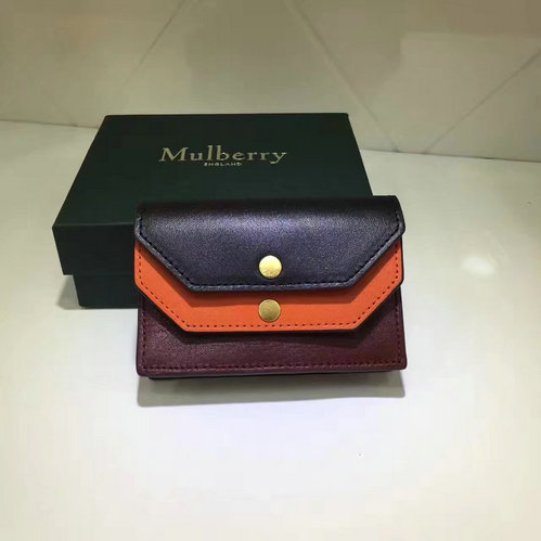 2017 Cheap Mulberry Multiflap Card Case Black,Bright Orange & Crimson Smooth Calf - Click Image to Close