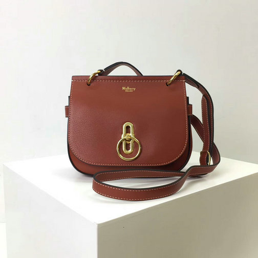 2017 Cheap Mulberry Small Amberley Satchel Rust Leather - Click Image to Close