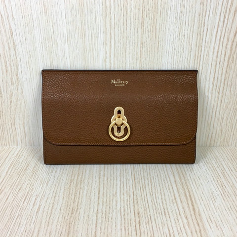2018 Mulberry Amberley Long Wallet Oak Grain Leather - Click Image to Close