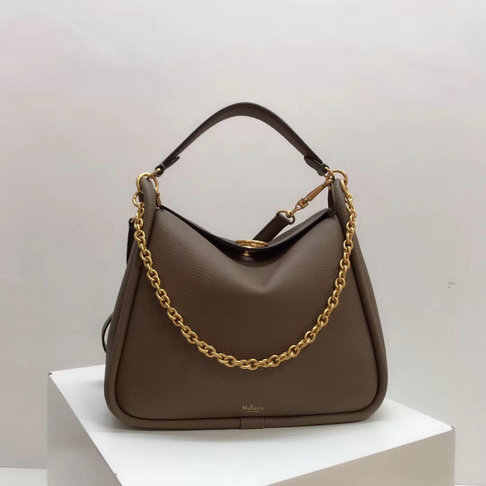 2018 Mulberry Leighton Bag in Clay Small Classic Grain Leather - Click Image to Close
