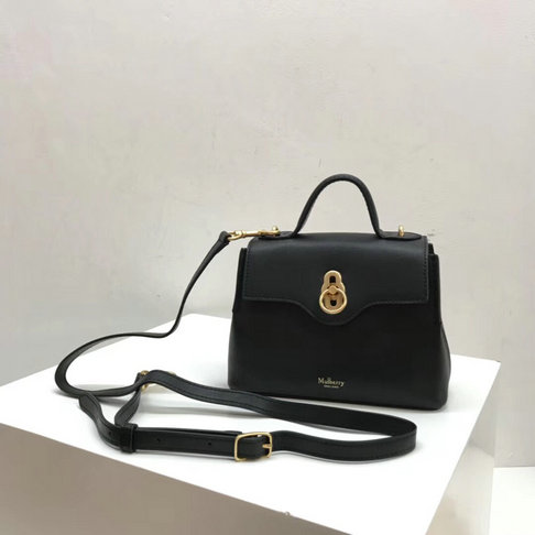 2018 F/W Mulberry Micro Seaton Bag in Black Calf Leather - Click Image to Close