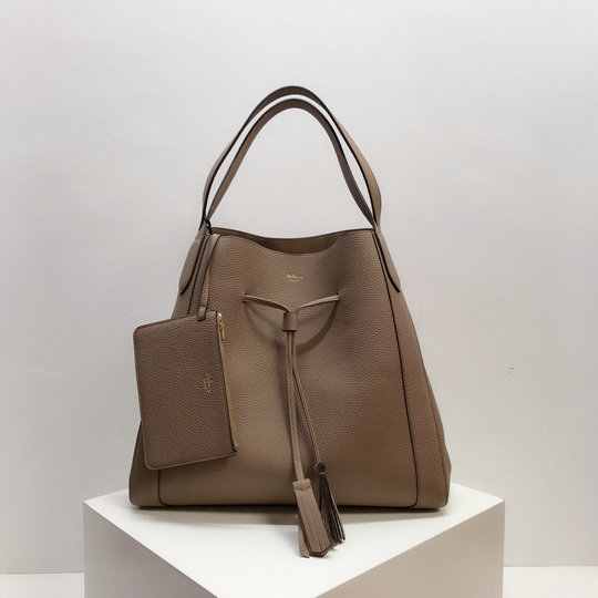 2019 Mulberry Millie Tote Apricot Heavy Grain Leather - Click Image to Close