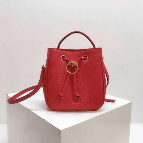 2019 Mulberry Small Hampstead Bag Red Grain Leather - Click Image to Close