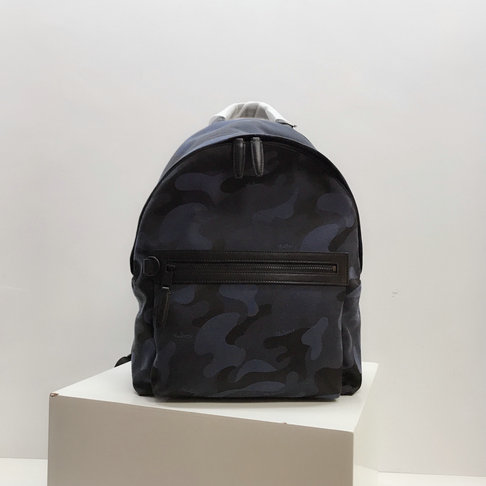 2019 Mulberry Zipped Backpack Midnight & Black Camo Jacquard - Click Image to Close