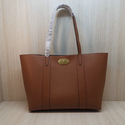 2023 Mulberry Bayswater Tote Oak Small Classic Grain - Click Image to Close