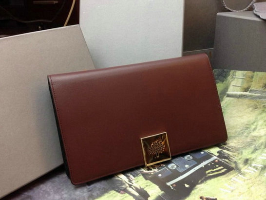2014 A/W Mulberry Campden Clutch in Oxblood Silky Nappa Leather - Click Image to Close
