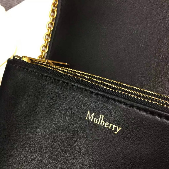 2016 Latest Mulberry Small Clifton Crossbody Bag Black Polished ...