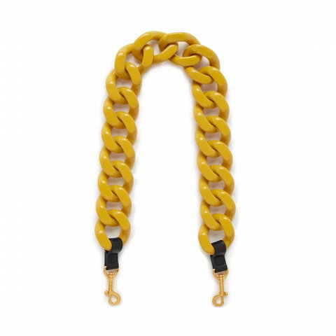 2018 Mulberry Bag Shoulder Strap Earth Yellow Acetate - Click Image to Close