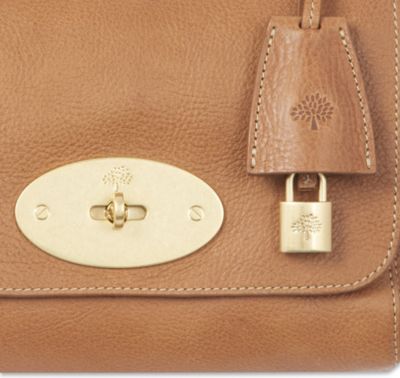 Mulberry Lily Natural Leather Shoulder Bag - Click Image to Close