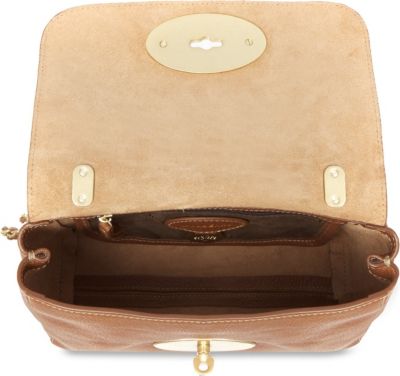 Mulberry Lily Natural Leather Shoulder Bag - Click Image to Close