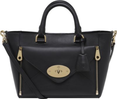 Mulberry Willow Small Silky Calf Leather Tote - Click Image to Close