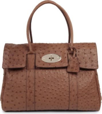 Mulberry Bayswater Ostrich Leather Handbag - Click Image to Close