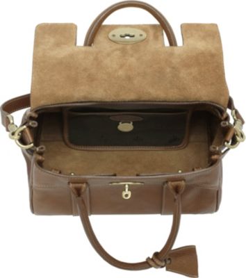 Mulberry Bayswater Small Natural Leather Satchel - Click Image to Close