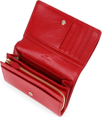 Mulberry Bow Leather French Purse - Click Image to Close