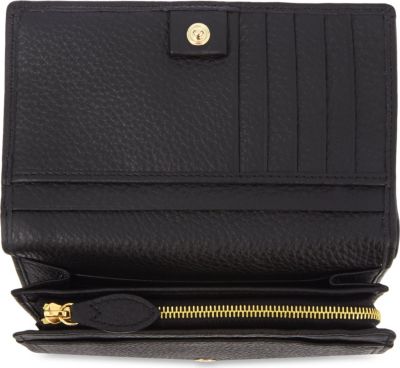 Mulberry Daria Pebbled Leather French Purse - Click Image to Close