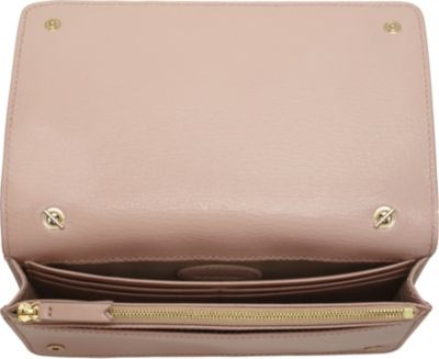 Mulberry Bow Glossy Goat Leather Clutch Wallet - Click Image to Close