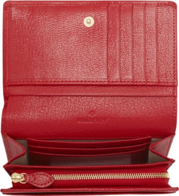 Mulberry Tree Glossy Goat Leather French Purse - Click Image to Close