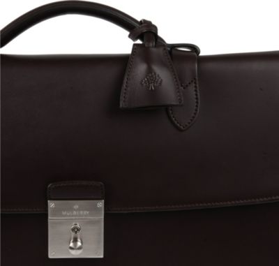 Mulberry Single Leather Briefcase - Click Image to Close