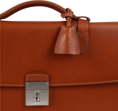 Mulberry Single Leather Briefcase - Click Image to Close