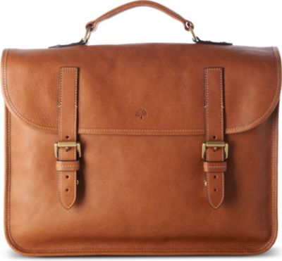 Mulberry Elkington Natural Leather Briefcase - Click Image to Close
