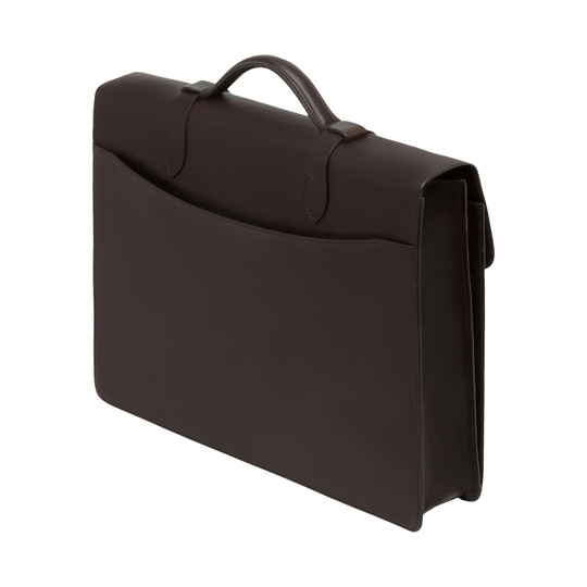 Mulberry Single Briefcase Chocolate Soft Saddle - Click Image to Close