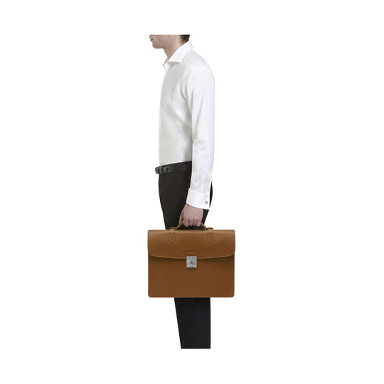 Mulberry Single Briefcase Oak Soft Saddle Shoulder - Click Image to Close
