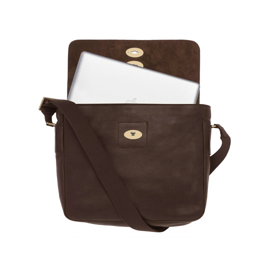Mulberry Brynmore For Macbook Pro Chocolate Natural Leather - Click Image to Close