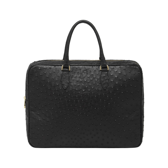 Mulberry Tony Black Ostrich - Click Image to Close