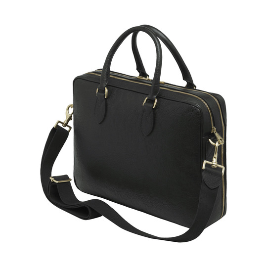 Mulberry Heathcliffe Black Natural Leather - Click Image to Close