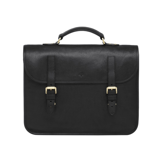Mulberry Elkington Black Natural Leather - Click Image to Close