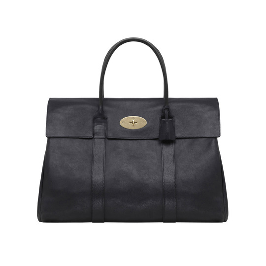 Mulberry Piccadilly Black Natural Leather - Click Image to Close