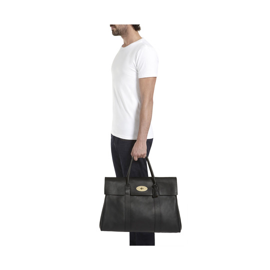 Mulberry Piccadilly Black Natural Leather - Click Image to Close