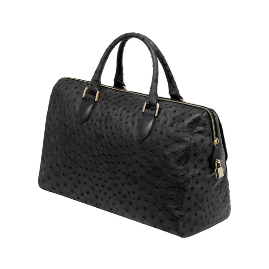 Mulberry Del Rey Black Ostrich - Click Image to Close