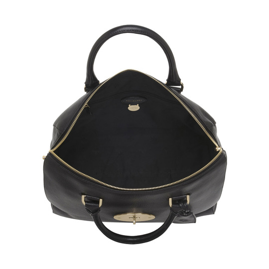 Mulberry Del Rey Black Glossy Goat With Soft Gold - Click Image to Close