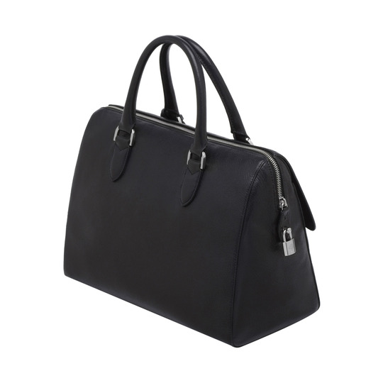 Mulberry Del Rey Black Glossy Goat With Nickel - Click Image to Close