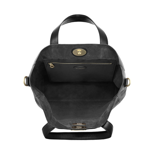 Mulberry Brynmore Tote Black Natural Leather - Click Image to Close
