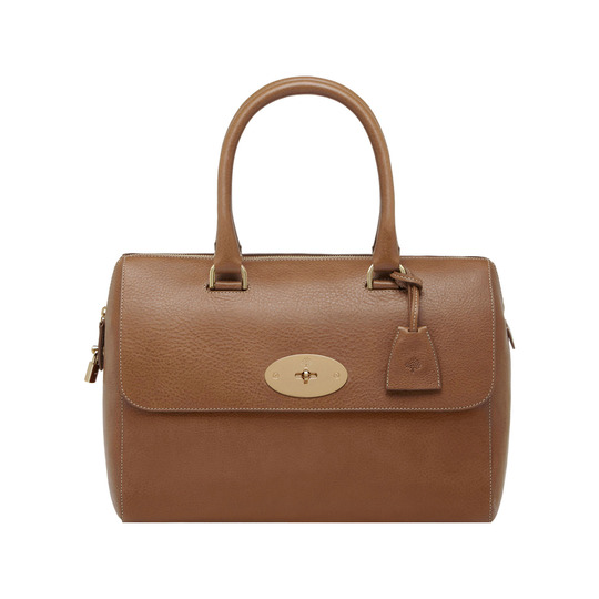 Mulberry Del Rey Oak Natural Leather With Soft Gold - Click Image to Close
