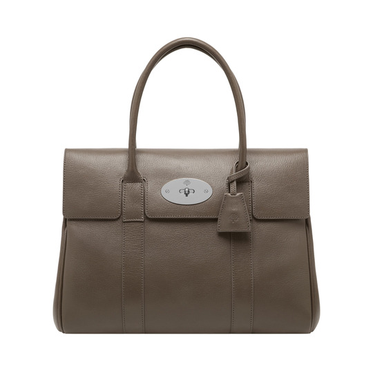 Mulberry Bayswater Taupe Shiny Goat - Click Image to Close