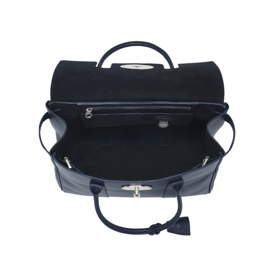Mulberry Bayswater Midnight Blue Shiny Goat - Click Image to Close