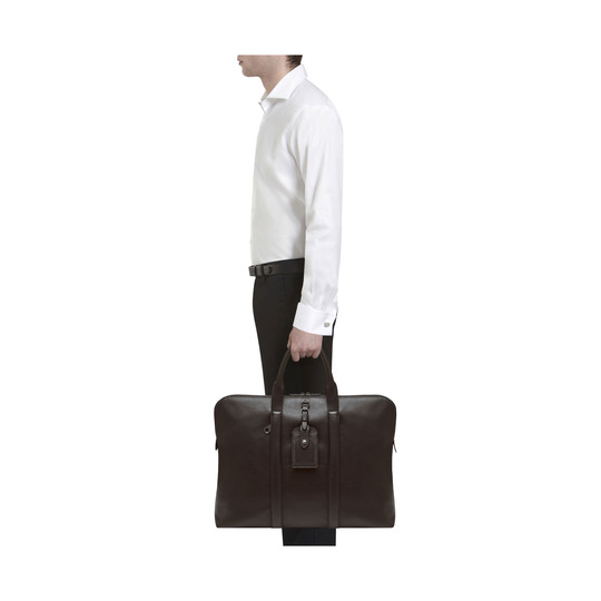 Mulberry Matthew Holdall Chocolate Micrograin Calf - Click Image to Close