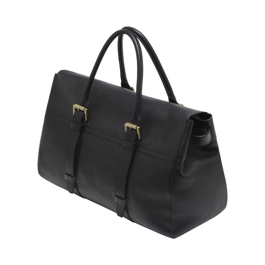 Mulberry Oversized Bayswater Black Natural Leather - Click Image to Close
