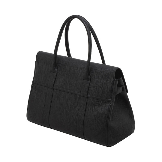 Mulberry Bayswater Black Soft Grain With Nickel - Click Image to Close