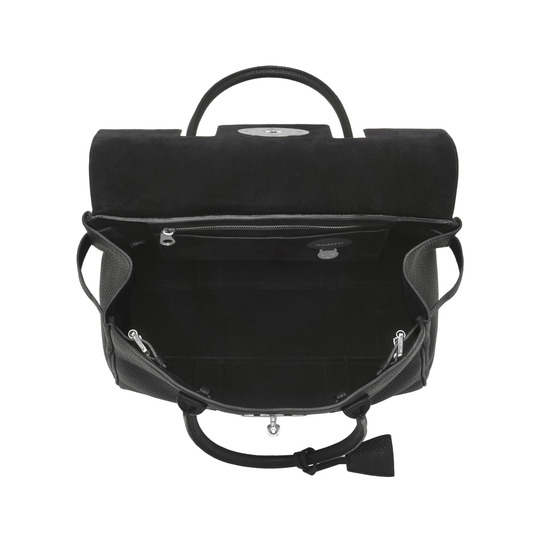 Mulberry Bayswater Black Soft Grain With Nickel - Click Image to Close