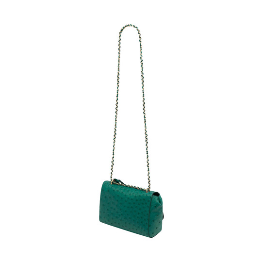 Mulberry Lily Emerald Ostrich - Click Image to Close