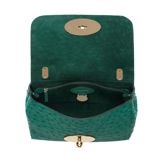 Mulberry Lily Emerald Ostrich - Click Image to Close