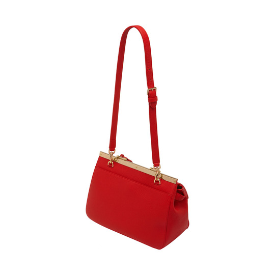 Mulberry Small Suffolk Bright Red Soft Grain - Click Image to Close