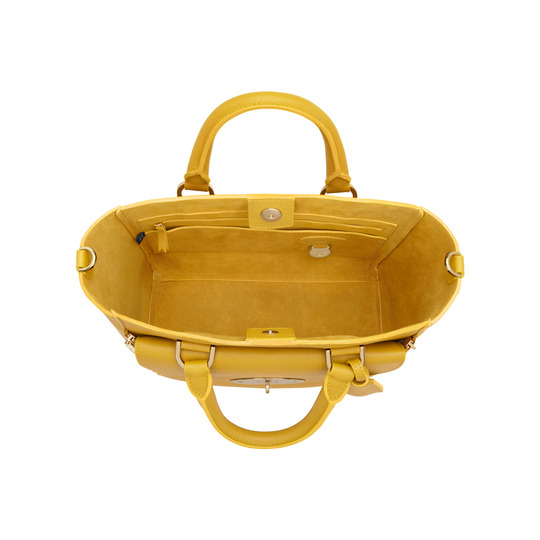 Mulberry Small Willow Tote Golden Yellow Grainy Calf - Click Image to Close