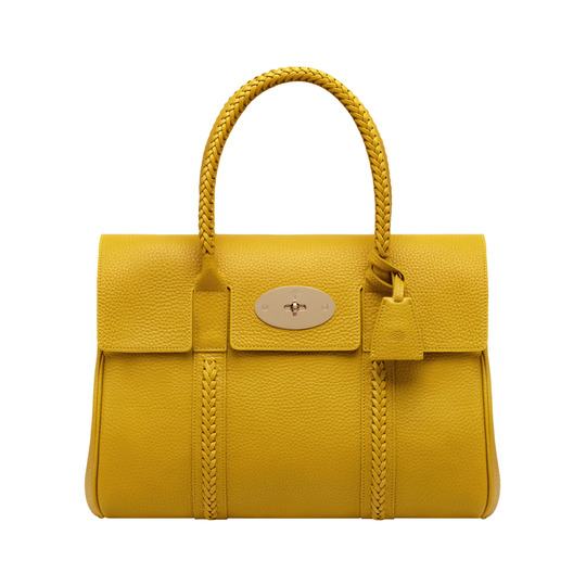 Mulberry Pembridge Bayswater Golden Yellow Soft Grain Leather - Click Image to Close