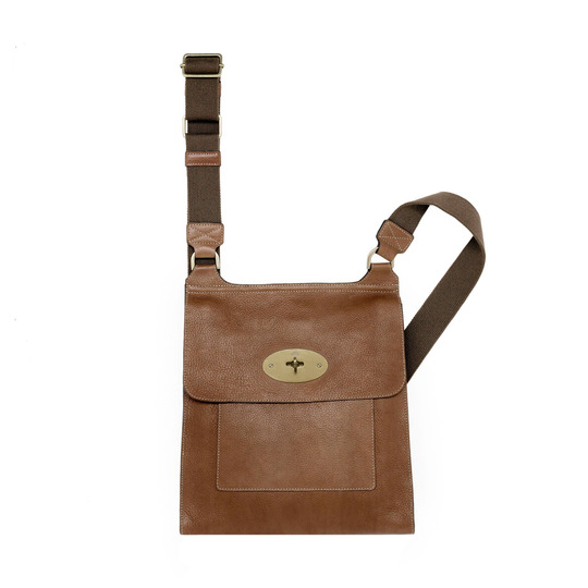 Mulberry Antony Messenger Oak Natural Leather - Click Image to Close