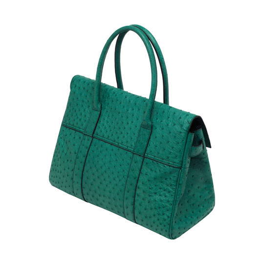 Mulberry Bayswater Emerald Ostrich - Click Image to Close